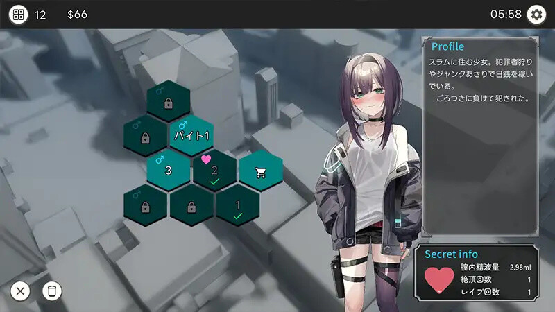 补档【卡牌肉鸽SLG/风俗堕落/2C】Dead-End City: 废墟之城的少女（Dead-End City: 退廃の街の少女）V1.02 精翻汉化【1G】