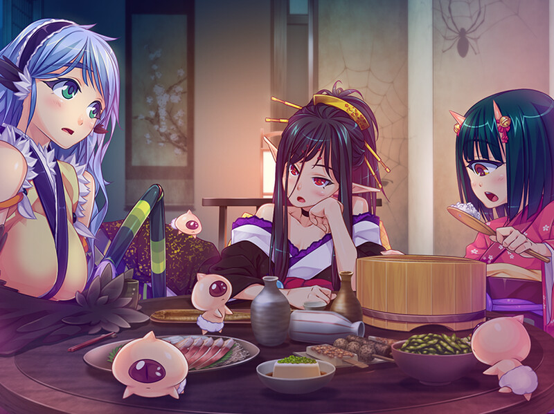 【拔作ADV/同居魔物娘/2C】与魔物娘们的乐园~蜘蛛与鸟与◎~(魔物娘たちとの楽園~蜘蛛と鳥と◎と~)V1.0 AI汉化+全CG【1.70G】